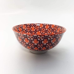 Bowl 12 cm cerámica estampada