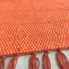 Alfombra naranja fluo