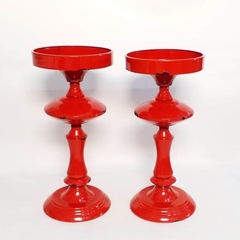 Candelabros chapa rojo - comprar online