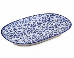 Plato ceramica estampada