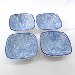 Bowl para snack/ salserita estampa azul 8 cm en internet