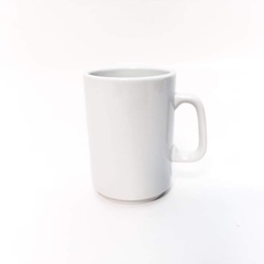 Taza cerámica blanca verbano jarrito LINEA RECTA