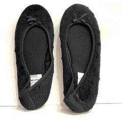 Pantuflas negras Chatitas 39