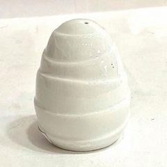Salero cerámica blanca texturada - comprar online