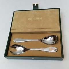 Set cuchara para ensalada de plata