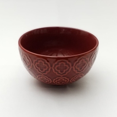 Bowl 12 cm texturado cerámica bordo - comprar online