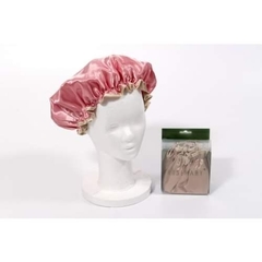 Gorra de baño Rosa y Natural