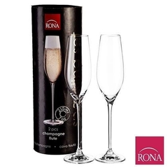 Set de copas champagne cristal x 2 - comprar online