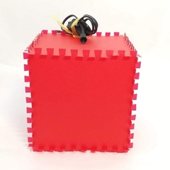 Velador cubo rojo - comprar online