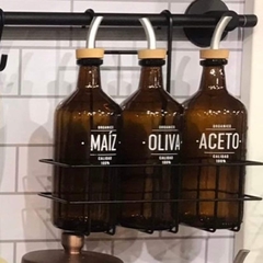 Aceitero de vidrio de medio litro Aceto