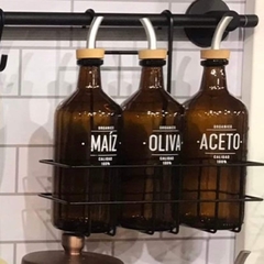 Aceitero de vidrio de medio litro Maiz