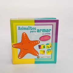 Rompecabezas cubo: animalitos para armar en el mar