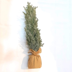 Árbol navideño con base arpillera 60 cm de alto