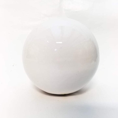 Esfera cerámica blanca 14 cm