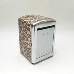 Servilletero metal estampa animal print - comprar online