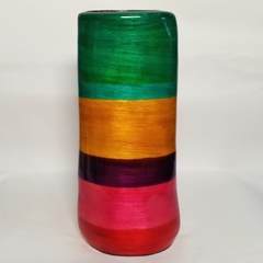 Jarrón bamboo multicolor - comprar online