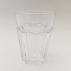 Vaso vidrio texturado