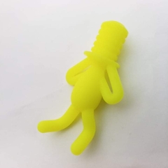 Tapón de silicona amarillo