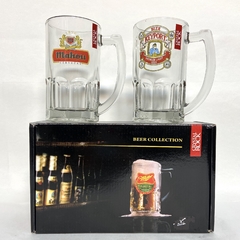 Set x 2 vasos cervecero en caja de regalo