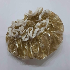 Gorra de baño cristal dorada gliter - comprar online