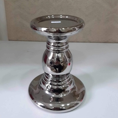 Candelabro plateado