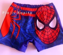 Malla spiderman hombre araña Traje de baño sunga con filtro uv50