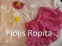Remera Kitty rosa con Bordado gigante - tienda online