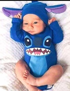 Disfraz de Stitch para niña para sesión de fotos de 0 a 12 meses