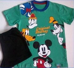 Set Personajes Disney Mickey Donald Goofy Pluto Remera y Short - comprar online