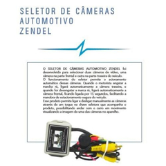 Central Interface Seletor De Câmeras Ré E Frontal Zendel - Jcar Acessorios | Acessórios automotivos em Fortaleza | Parcelamos em 12x | Melhores marcas do mercado