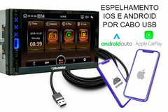 Multimídia RS-700BR Plus CarPlay e Android Auto - Jcar Acessorios | Acessórios automotivos em Fortaleza | Parcelamos em 12x | Melhores marcas do mercado