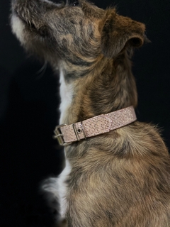 Collar > rosa nude glitter - comprar online