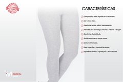 Calça Legging Cintura Alta Cotton Fitness | (Cinza Claro) | Ref: LEGL045 - Promoção !!! - Identifica Moda