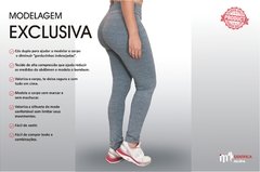 Calça Legging Academia Cintura Alta Fitness Cinza | (Mescla) | Ref: LEGL044 - Promoção !!! na internet