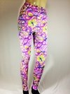 Legging Academia Fitness Colorida Floral| (Rosa/Amarelo) | Ref: LEGL048 - Promoção !!!
