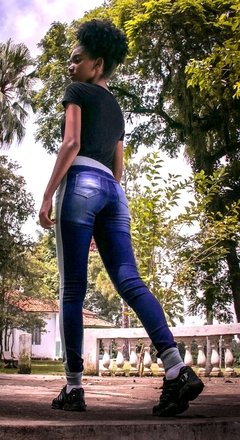 Legging Jeans Escura Sublimada