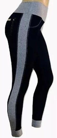 Calça Legging Moletom Jeans (Innovation) | REF: LEGM010 - Promoção!!! - Identifica Moda