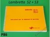 Manual de partes Lambretta LI S2 S3 - P86