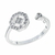 Anillo de Plata 925 con apliques en Cubic - comprar online