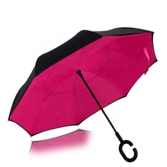 Paraguas de Sistema Invertido Reforzado Antiviento Colores