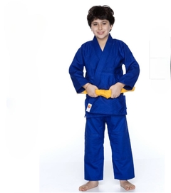 Kimono DRAGÃO Judo trançadinho Infantil Azul