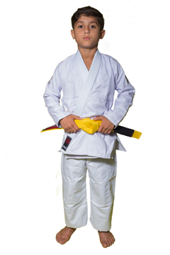 KIMONO BRAZIL COMBAT INFANTIL CLASSIC BRANCO en internet