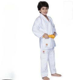 Kimono DRAGÃO Judo bronze Infantil Branco