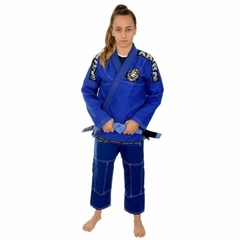 KIMONO AKIRA SKINNY AZUL - JIUJITSU