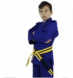 Kimono DRAGÃO Jiu Jitsu Brasil AZUL Infantil - comprar online
