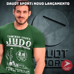 Image of Judo Caminho Suave camisa cor texto em branco