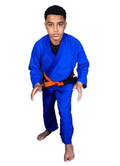 KIMONO BRAZIL COMBAT INFANTIL CLASSIC AZUL