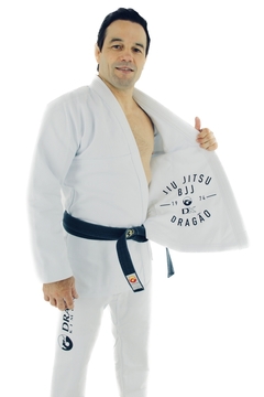 Dragão Kimono Jiu Jitsu BRANCO - comprar online