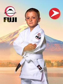 Kimono Judo Fuji Infantil Branco gramatura 500g/m2
