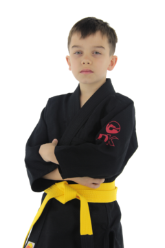 Kimono DRAGÃO Jiu Jitsu DK Infantil Preto - comprar online